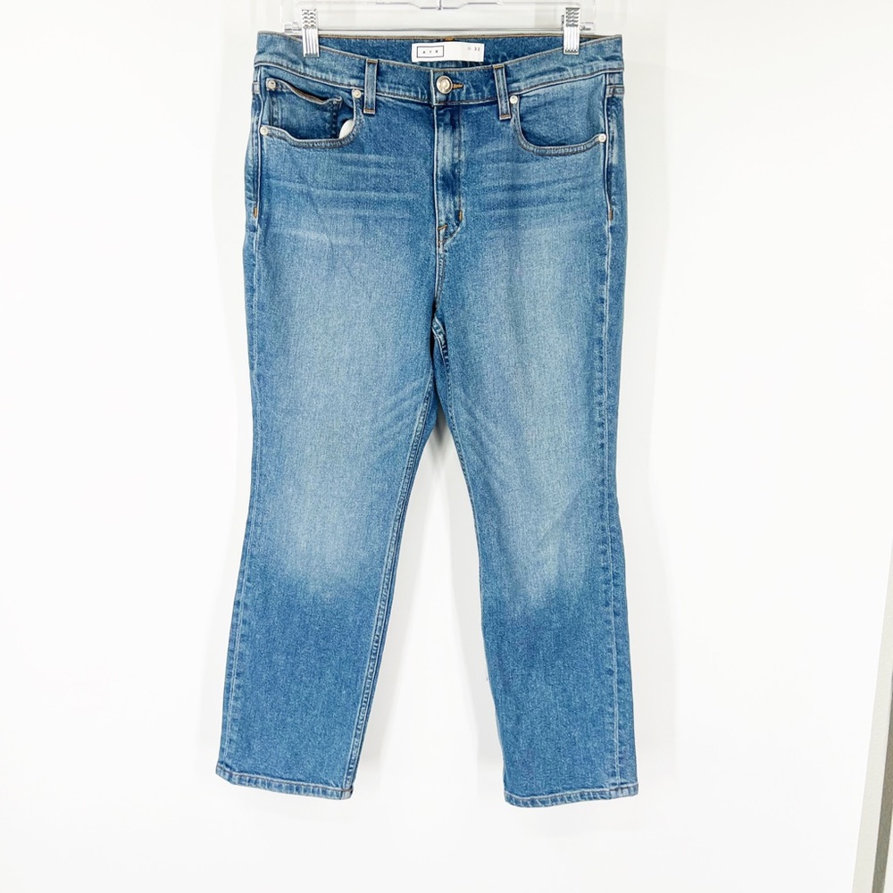 AYR High Rise Slim Fit Cropped Jeans